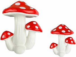 Figurka ogrodowa dekoracyjna grzyb trojak 34x30x22cm polskiej produkcji