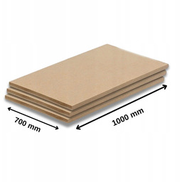 Płyta Mdf surowa 25mm formatka 1000x700mm