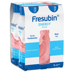 Fresubin Energy Drink smak truskawka, 4 x 200