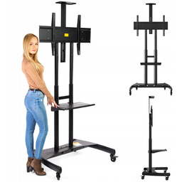 Regulowany Solidny Mobilny Stojak Tv Stand do telewizorów
