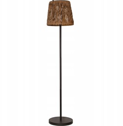 Lampa solarna ogrodowa Led stojąca Cesta rattanowy klosz