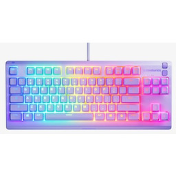 SteelSeries Klawiatura Apex 3 TKL US, kolor lawendowy