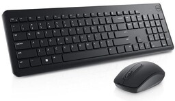 Zestawy klawiatura + mysz DELL KM3322W czarny