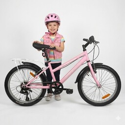 Rower Dziecięcy SIROX LUNA PINK 20 Różowy 6