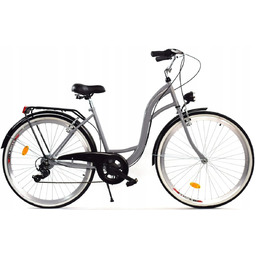 Rower miejski damski z przerzutkami DALLAS BIKE 26