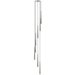 Lampa wisząca metalowa chromowana 8-punktowa AZ0257 z serii