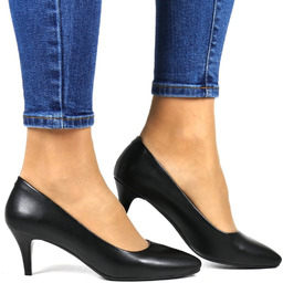 Czółenka Szpilki Na Niskim Obcasie Sergio Leone 1379