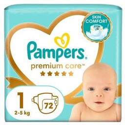Pampers Premium Care Pieluszki, rozmiar 1, 72 sztuk