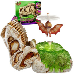 GrossMos! Flying Dino Latający Dinozaur Interaktywny Brązowy