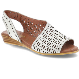 Artiker Białe Sandały Modne Wsuwane Obuwie Damskie