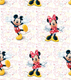 tapeta Mini Myszka Minnie Myszka Miki Mickey rolce