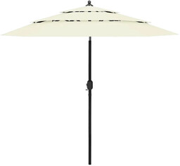 Edinos Piaskowy parasol ogrodowy z aluminiowym słupkiem P5-F26