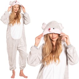 Piżama Damska Kombinezon Kigurumi Onesie Kostium Myszka Mysz