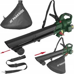 Akumulatorowa Dmuchawa Do Liści Odkurzacz 3W1 Parskide 40V