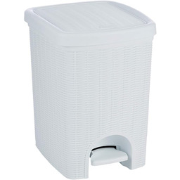 Stefanplast 30800 kosz na śmieci, o wyglądzie rattanu,