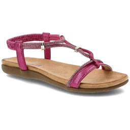 Artiker Różowe Sandały Modne Obuwie Damskie