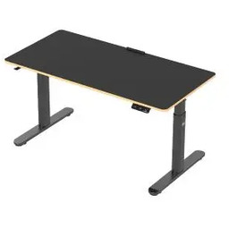 Ultradesk PULSAR 120cm Regulacja wysokości Czarny Biurko gamingowe