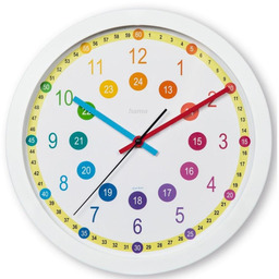 Zegar ścienny Hama Easy Learning 30 cm Biały