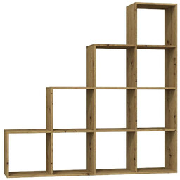 Elior Regał schodkowy Maleo 5X - dąb artisan