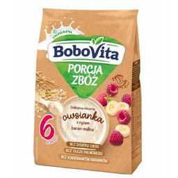 BoboVita Porcja zbóż Delikatna mleczna owsianka z ryżem