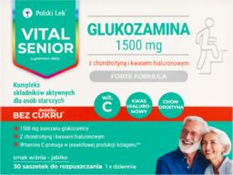Vital Senior Glukozamina 1500 mg, proszek, smak wiśnia-jabłko,