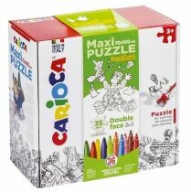 Zestaw kreatywny puzzli do rysowania CARIOCA 42839 MONSTER