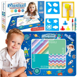 WOOPIE Mata Wodna do Malowania XXL 100x80cm Kosmos