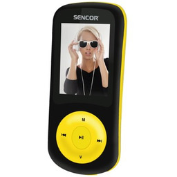 SENCOR Odtwarzacz MP3/MP4 SFP 5870 Czarno-żółty