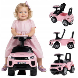 Jeździk dla dziewczynki Auto Pchacz na roczek Schowek