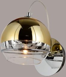LAMPA ŚCIENNA KINKIET NOWOCZESNY ZŁOTY VERONI