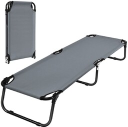 Składane łóżko kempingowe Łóżko polowe 56 x 191