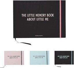 Design Letters 20202401 The Little Memory Book (czarny/różowy)