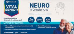 Vital Senior Neuro B-Complex + Jod, 30 tabletek