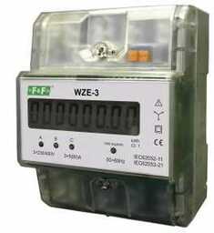 Licznik zużycia energii elektrycznej 3-fazowy bezpośredni WZE-3 kl.1