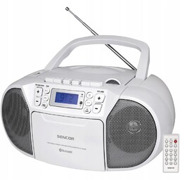 Radiomagnetofon odtwarzacz radio Sencor Spt 3907W CD MP3