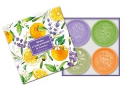 Botaniczny Zestaw Prezentowy 4 pachnących Mydełek 25g