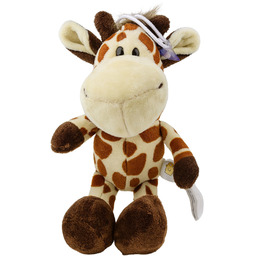 DLA DZIECI PLUSZOWA MASKOTKA ŻYRAFA Z PRZYSSAWKĄ