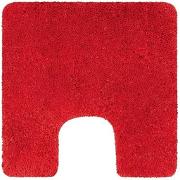 Spirella Highland czerwony dywanik łazienkowy, poliester