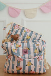 Zestaw kosmetyczek "Niebieskie pasy"