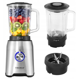 Blender kielichowy Szklany do Smoothie Koktajli Kruszy Lód