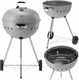 Yato Grill Ogrodowy Węglowy Okrągły Z Pokrywą Ruszt