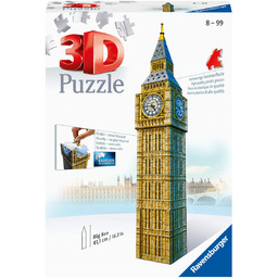 Ravensburger, puzzle 3D, Budynki, Big Ben, 216 el.
