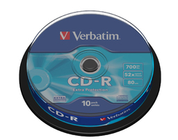 Płyta CD-R Verbatim 700MB Cake 10szt.