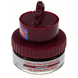 Pasta w kremie do obuwia kryjąca BORDOWA