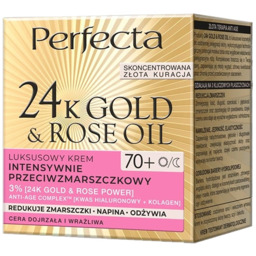 Perfecta 24K Gold&Rose Oil Luksusowy krem przeciwzmarszczkowy