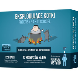 Eksplodujące Kotki: Przepisy na Kotastrofę gra karciana Rebel