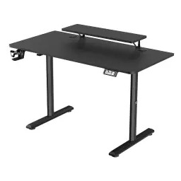 Ultradesk HIGHLANDER 120cm Regulacja wysokości Czarny Biurko gamingowe