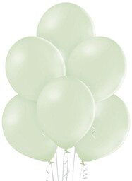 Balony lateksowe pastelowe kiwi - duże - 100