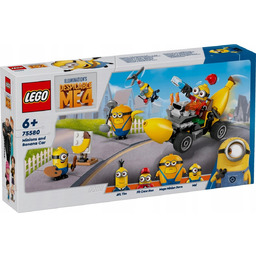 Lego Klocki Minions 75580 Minionki i bananowóz