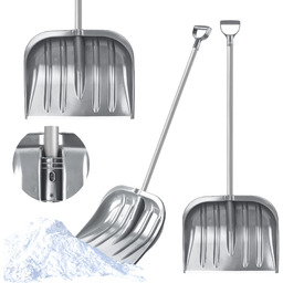 Łopata do śniegu 132 cm, srebrna